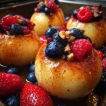 Baked Pears with Berries