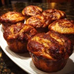 Banana Bread Cinnamon Swirl Muffins