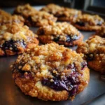 Blueberry Cheesecake Crumble Cookies