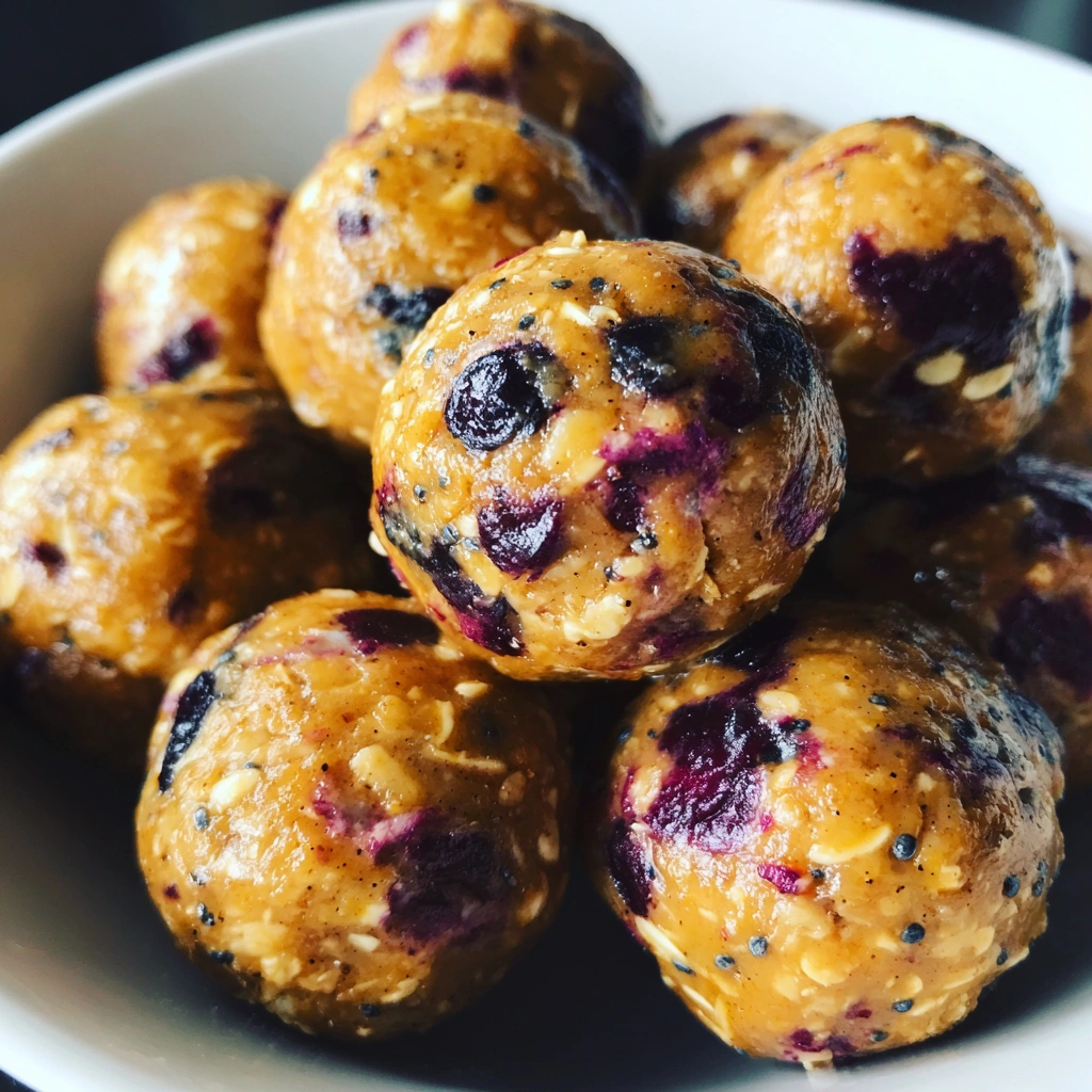 Blueberry Muffin Energy Balls