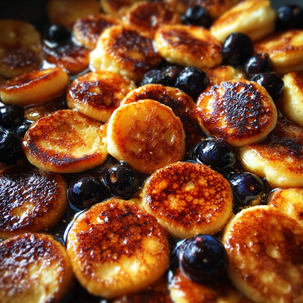 Blueberry Pancake Cereal with Maple Drizzle