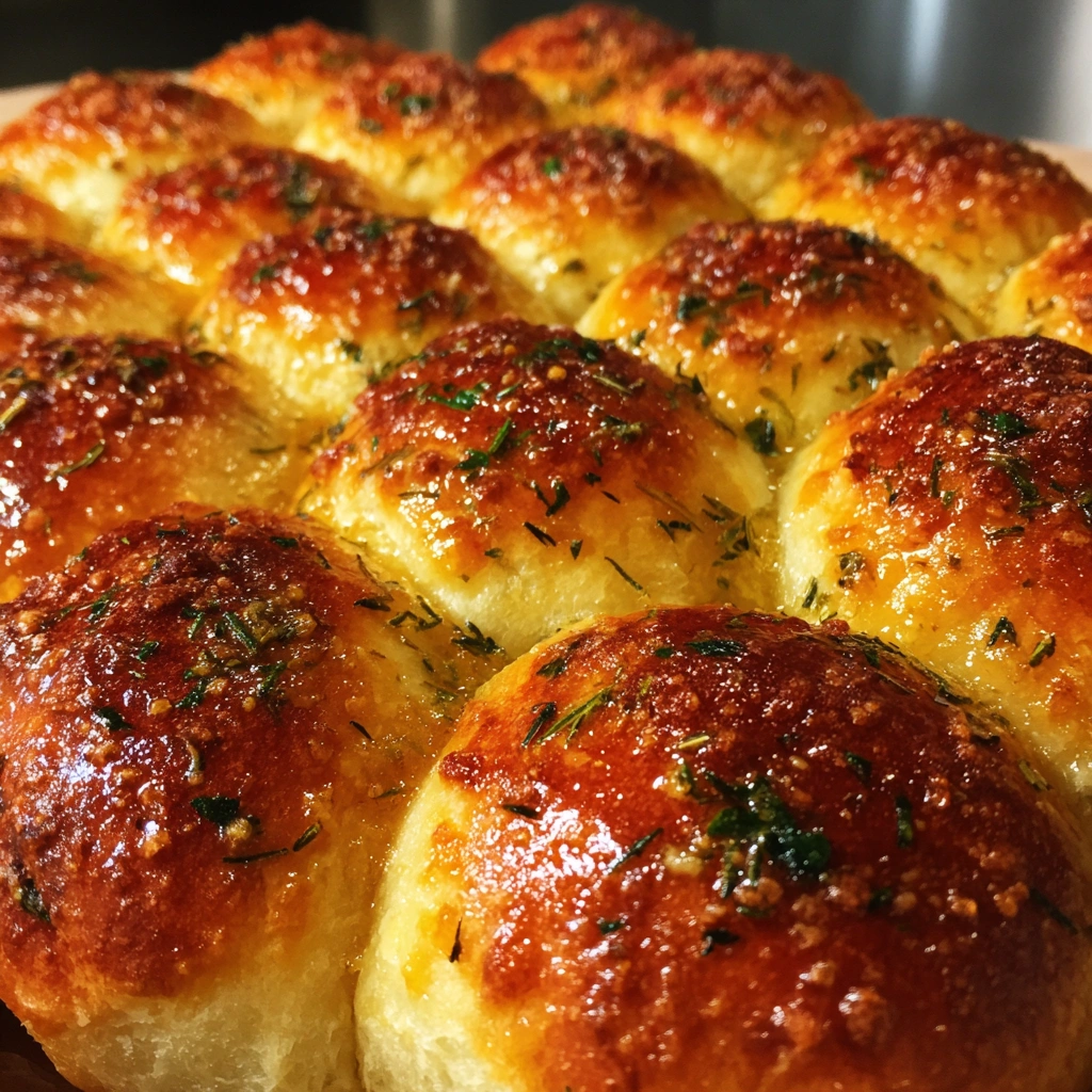 Buttery Herb Pull-Apart Dinner Rolls