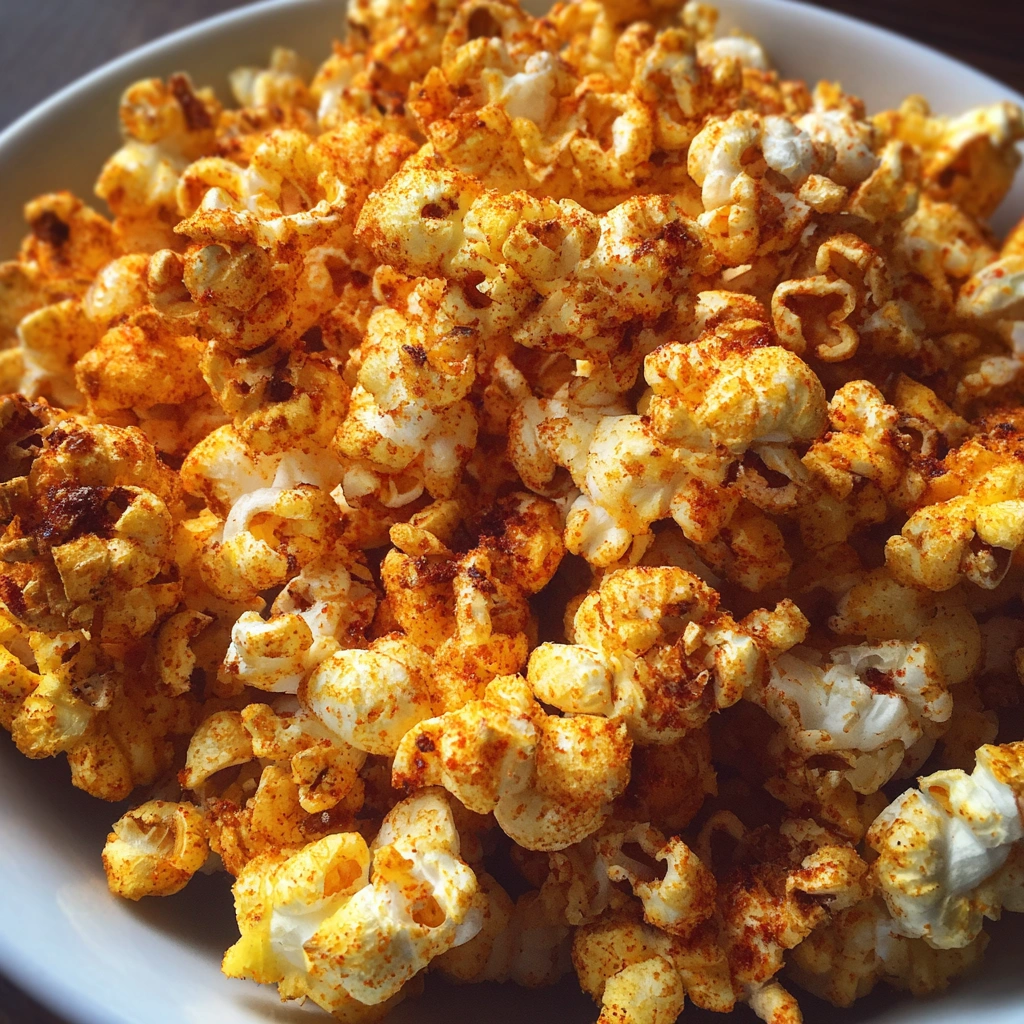 Cajun Spiced Popcorn Mix