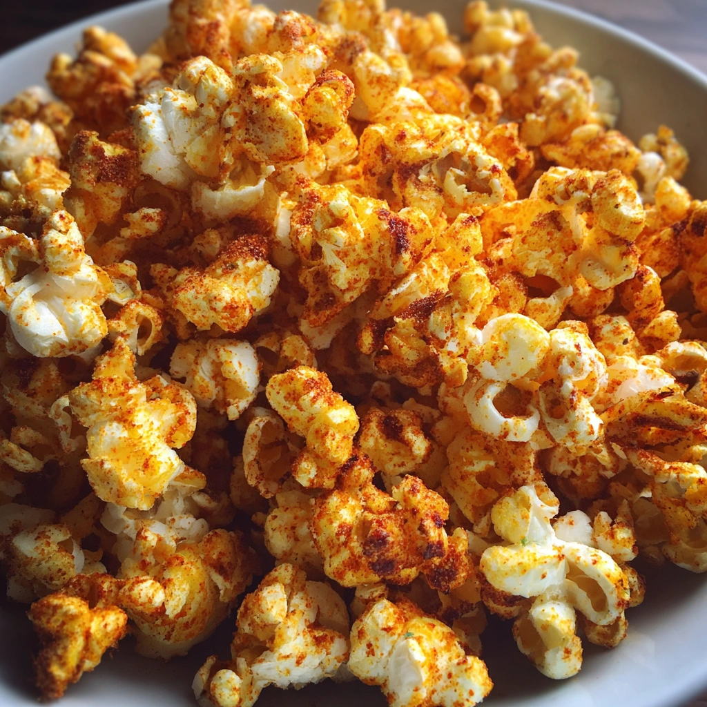 Cajun Spiced Popcorn Mix