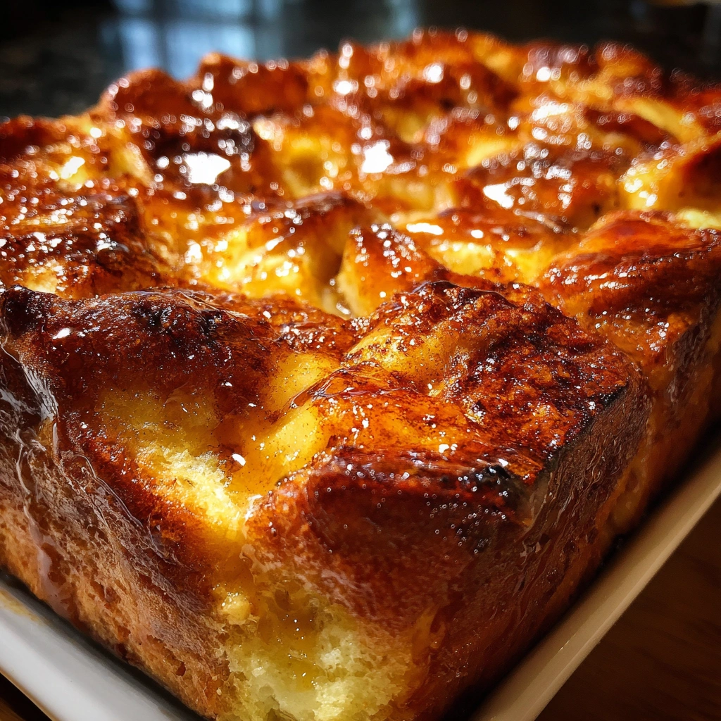 Caramel Apple Bread Pudding
