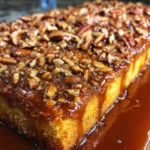 Caramel Pecan Texas Sheet Cake