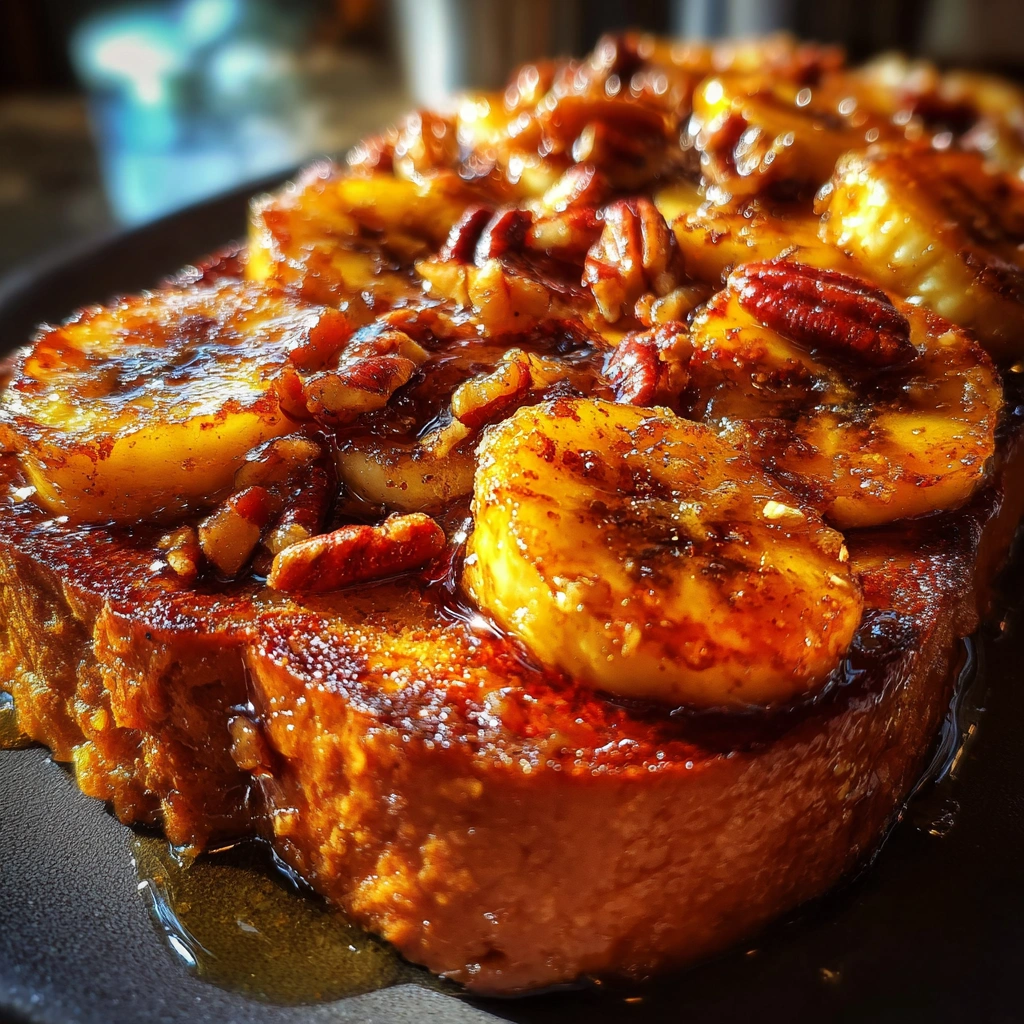 Caramelized Banana & Pecan Toast
