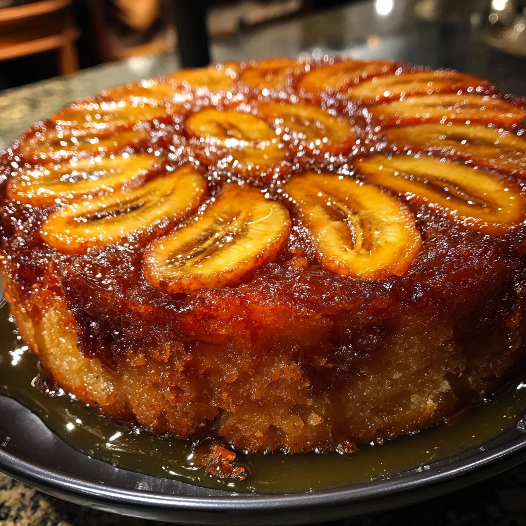 Caramelized Banana Upside-Down Cake