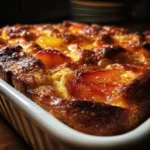 Caramelized Nectarine French Toast Bake