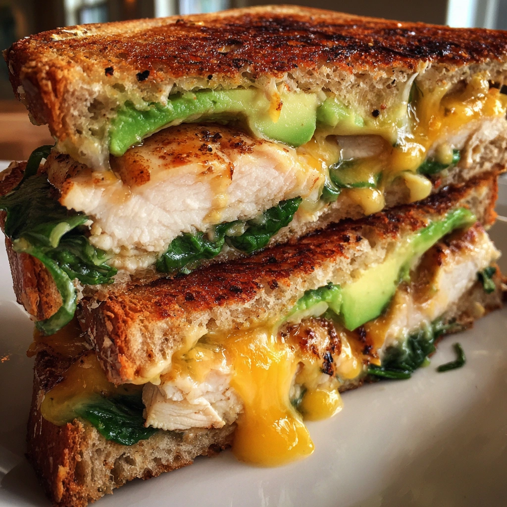 Chicken Avocado Melt Sandwich