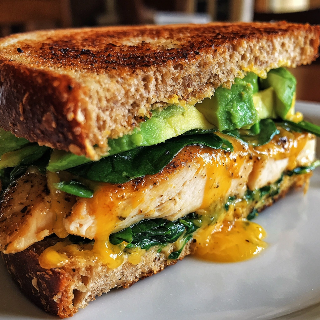 Chicken Avocado Melt Sandwich