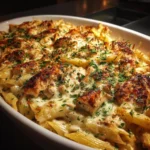 Chicken Caesar Pasta Bake