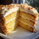 Coconut Pineapple Cake with Cream Cheese Frosting