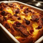 Cranberry Orange Bread Pudding