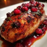 Cranberry Orange Glazed Turkey Breast