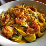 Creamy Cajun Shrimp and Zucchini Pasta