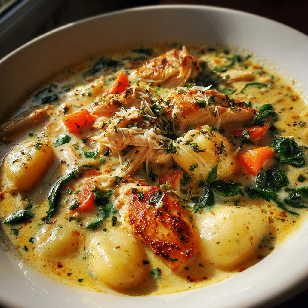 Creamy Chicken Gnocchi Soup