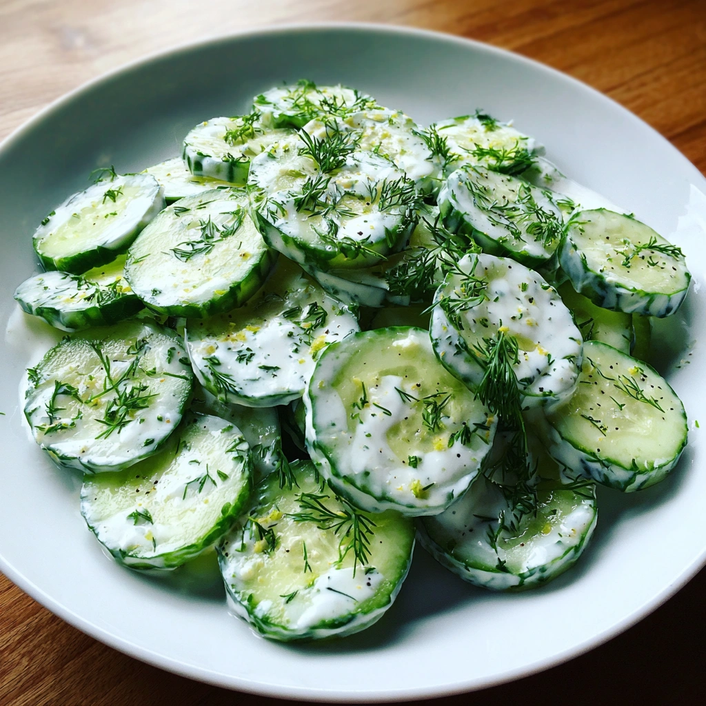 Creamy Cucumber and Dill Summer Salad