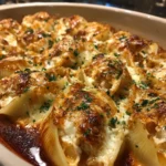 Creamy Seafood Stuffed Shells