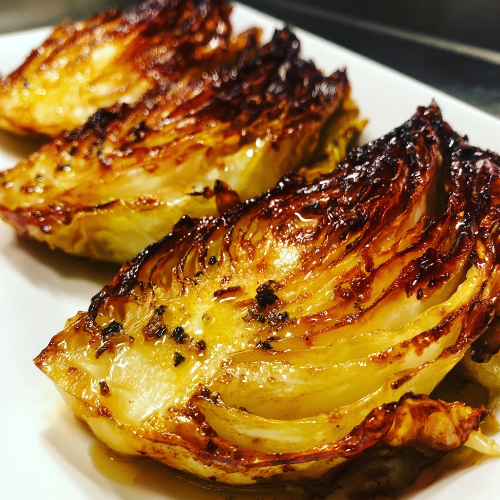Crispy Air Fryer Cabbage Wedges