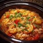 Crockpot Cajun Shrimp & Rice