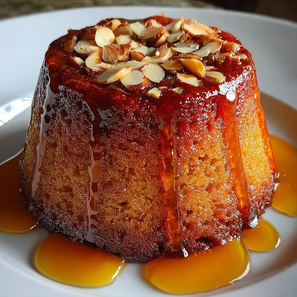 Date & Almond Cake with Honey Drizzle