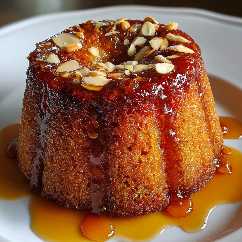 Date & Almond Cake with Honey Drizzle