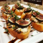 Fig & Goat Cheese Crostini