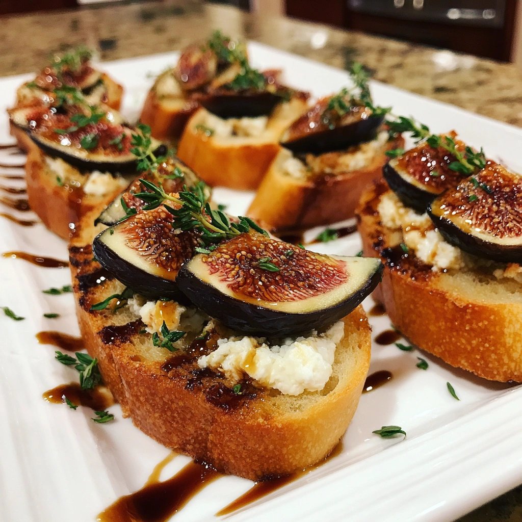 Fig & Goat Cheese Crostini