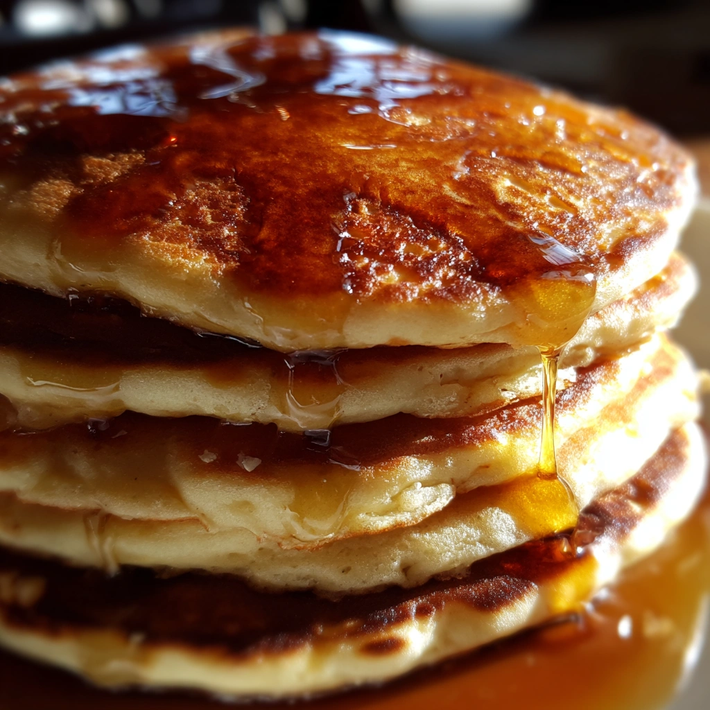 Fluffy Peanut Butter Greek Yogurt Pancakes