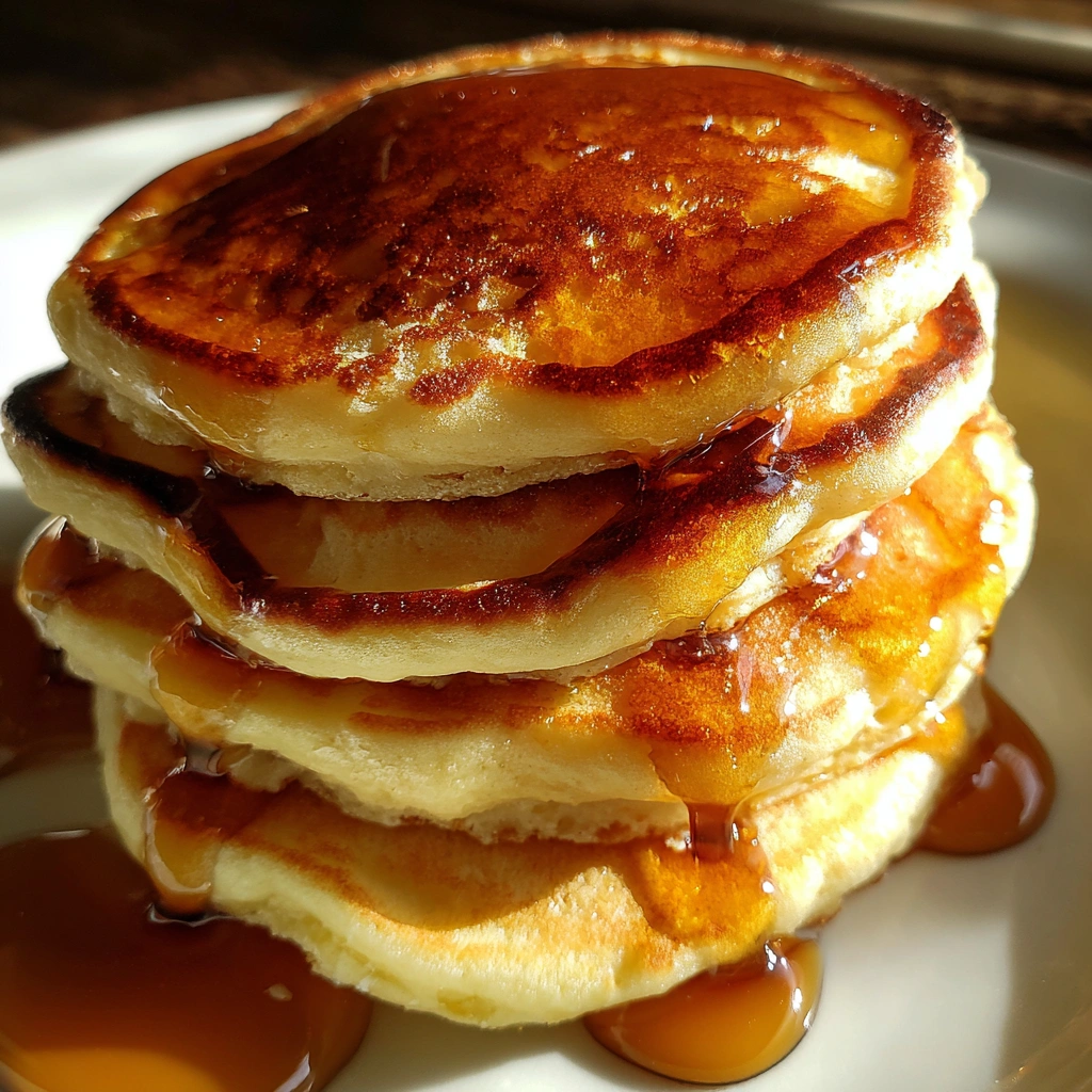 Fluffy Peanut Butter Greek Yogurt Pancakes