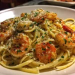 Garlic Butter Shrimp Linguine
