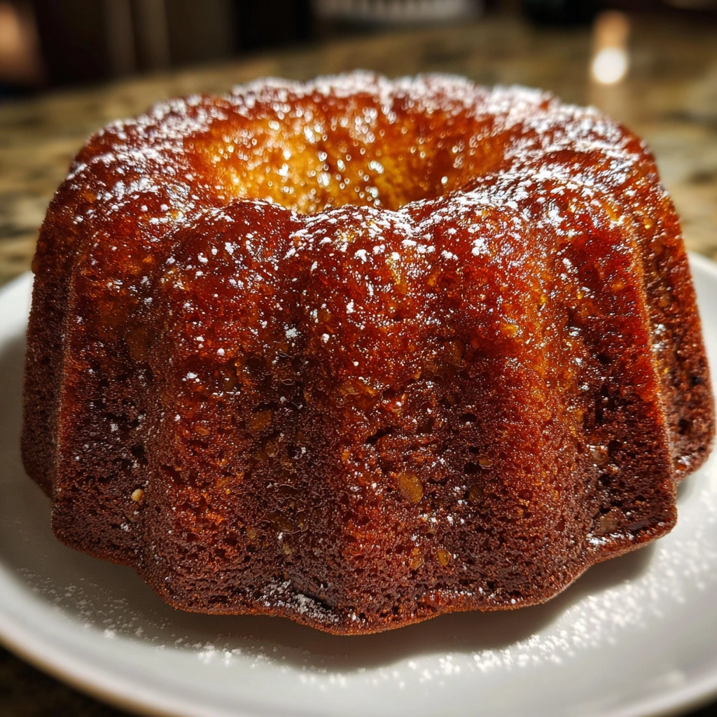Ginger Cake with Chopped Dates