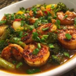 Ginger Lime Shrimp with Vegetable Stir Fry