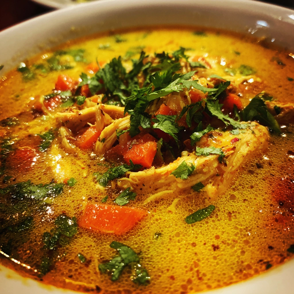 Golden Turmeric Chicken Soup