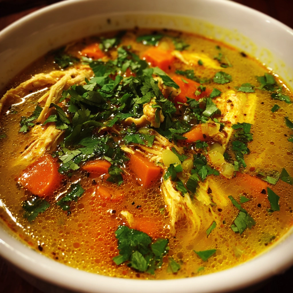 Golden Turmeric Chicken Soup