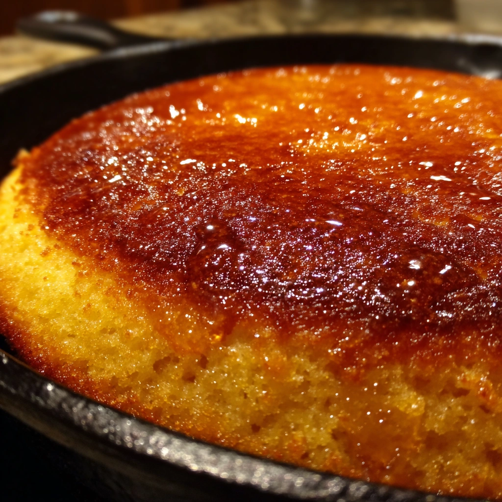 Honey Butter Skillet Cornbread