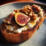 Honey Roasted Fig & Walnut Breakfast Toast
