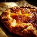 Jammy Peach Galette with Buttermilk Crust