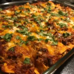 Lazy One-Pan Ground Beef Enchilada Casserole