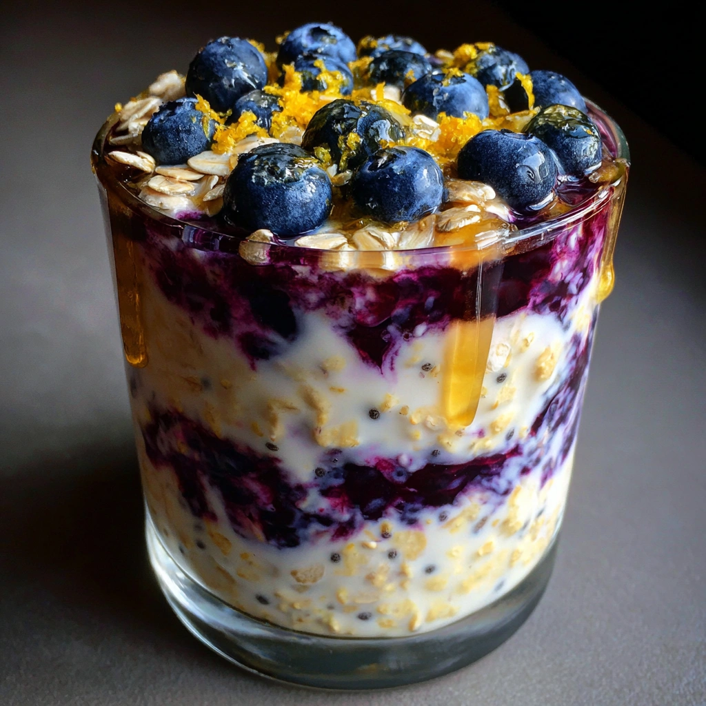 Lemon Blueberry Overnight Oats