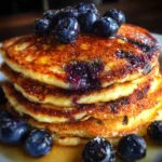 Lemon Blueberry Protein Pancakes
