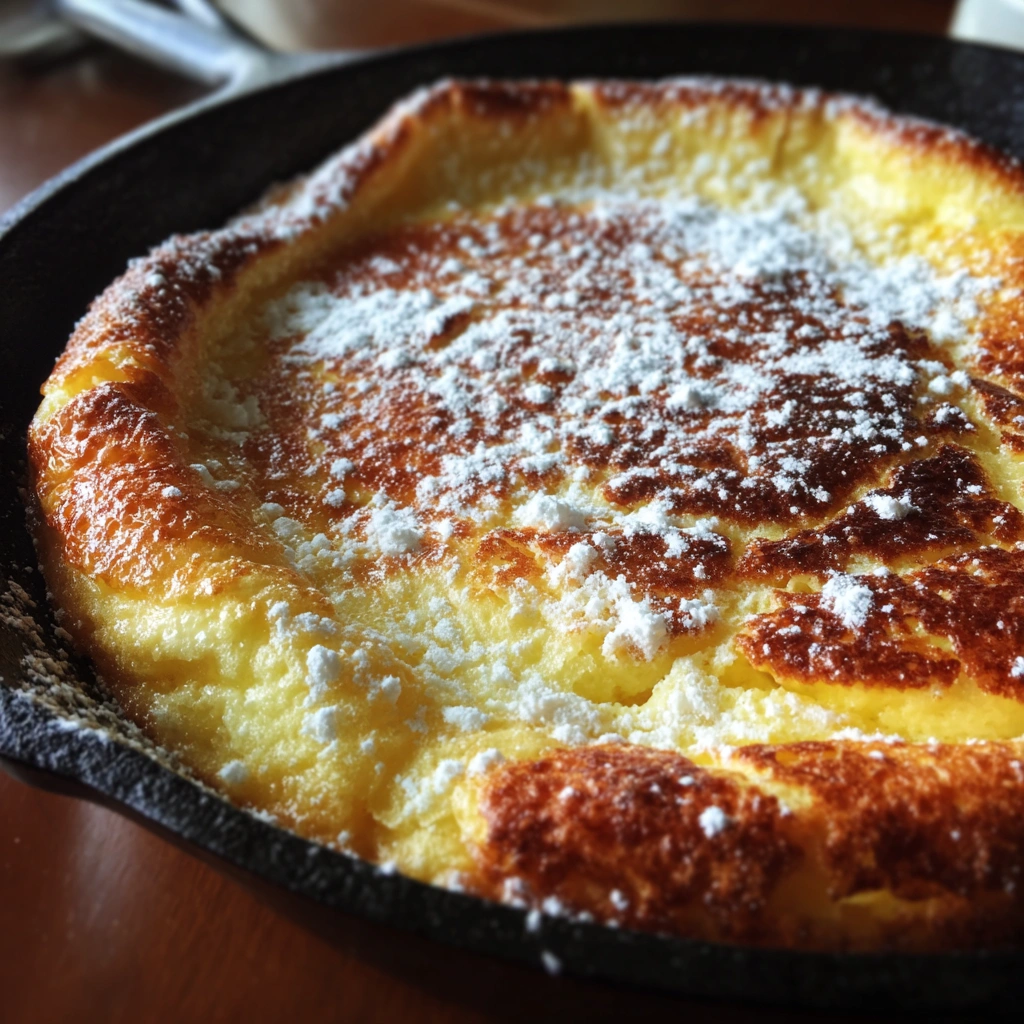 Lemon Ricotta Pancake Skillet Bake
