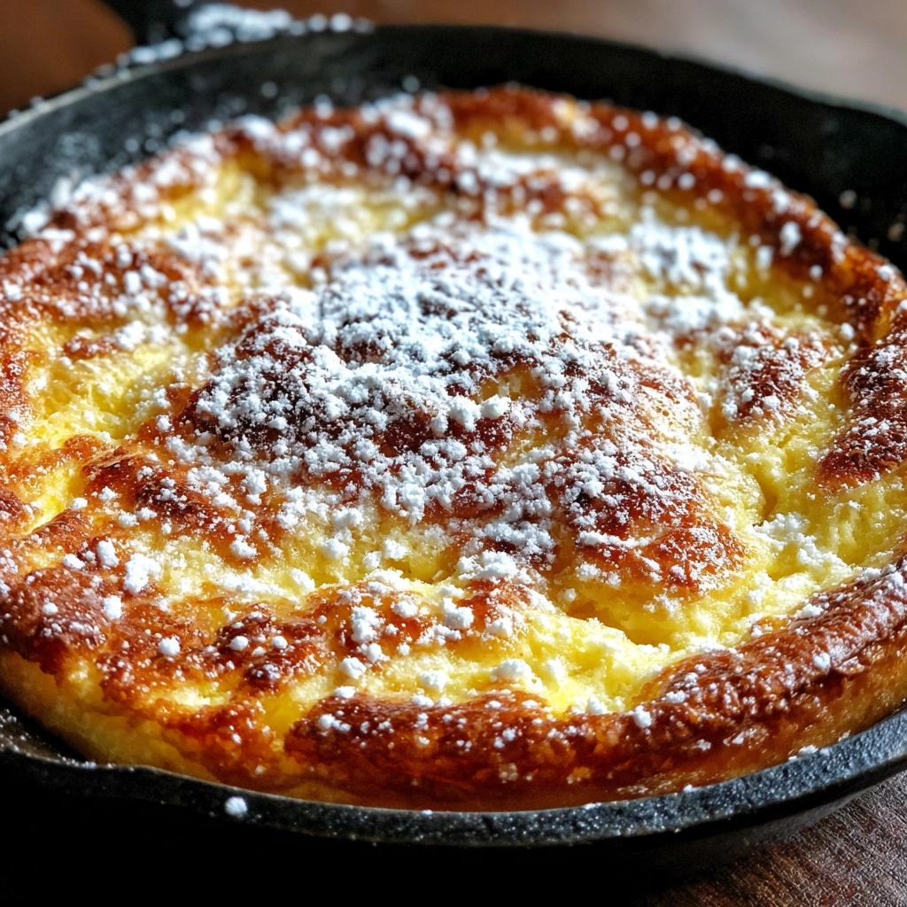 Lemon Ricotta Pancake Skillet Bake