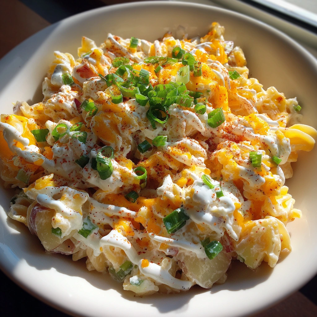 Loaded Baked Potato Pasta Salad