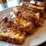 Maple Glazed Banana Bread French Toast