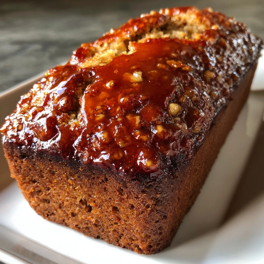 Maple Glazed Carrot Cake Loaf