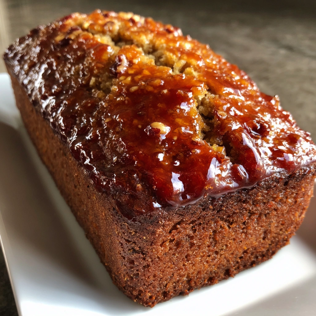 Maple Glazed Carrot Cake Loaf