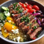 Mediterranean Healthy Steak Bowl