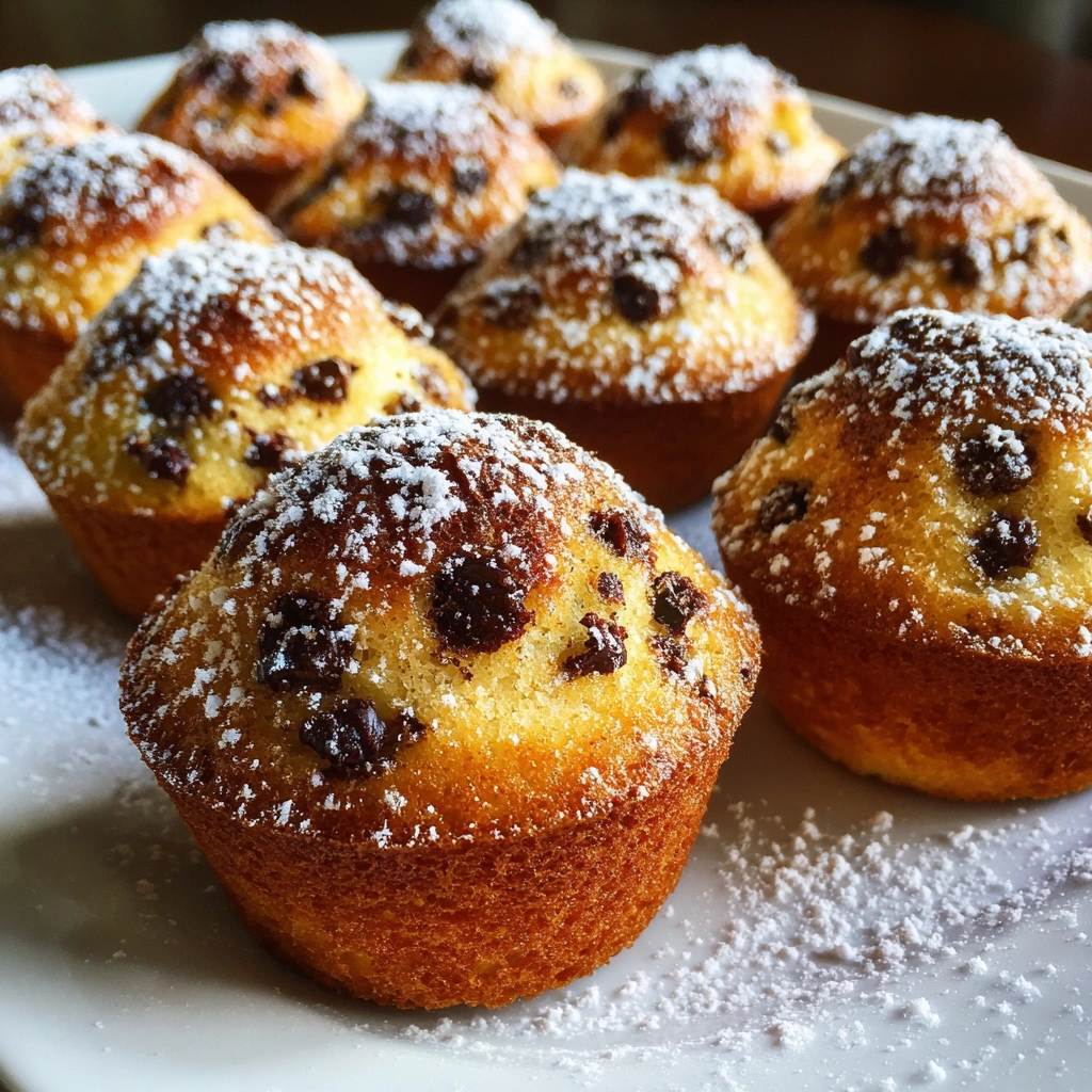 Mini Chocolate Chip Ricotta Cakes